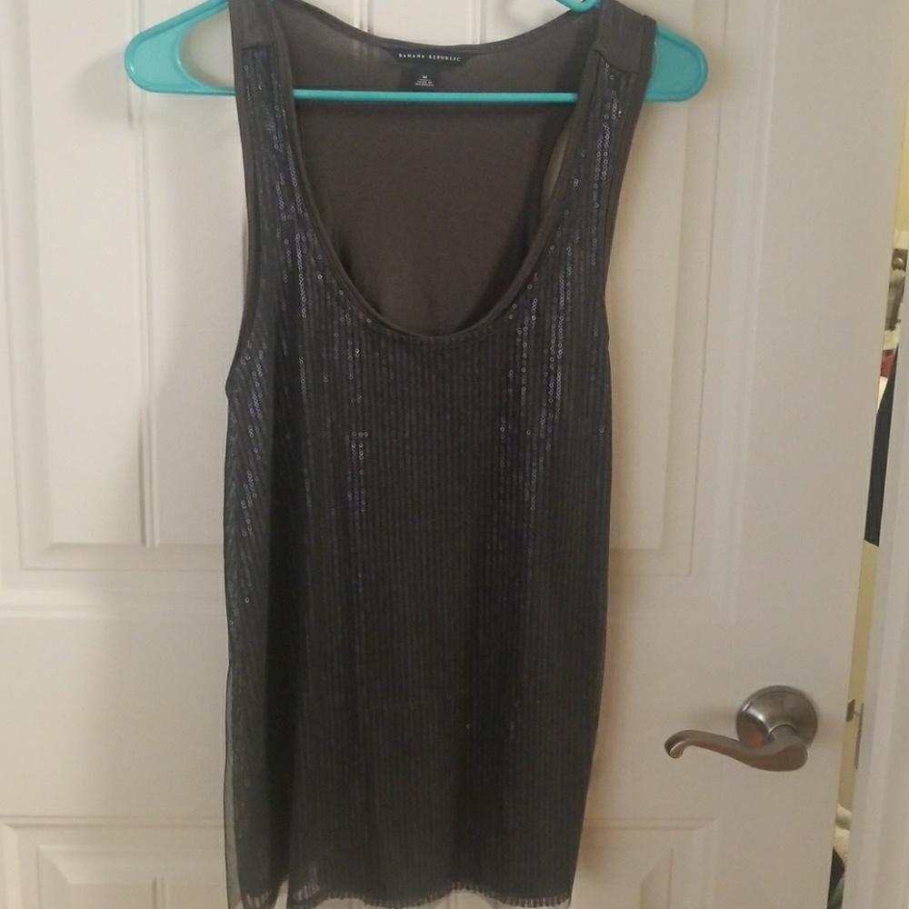 Banana republic sparkle tank